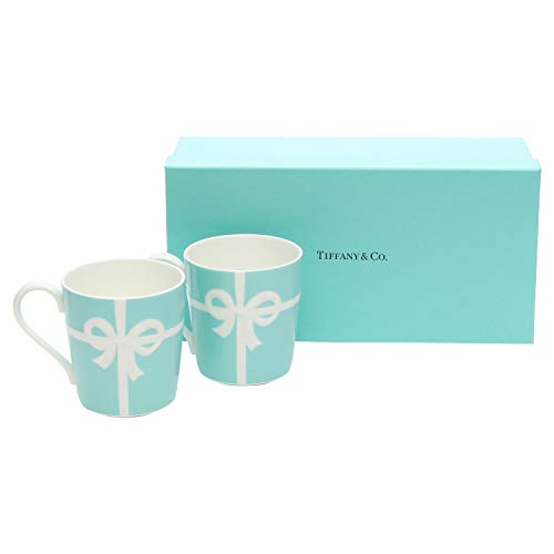 New Tiffany TIFFANY&Co Mug Blue Ribbon Box Mug Bone China 225ml From Japan