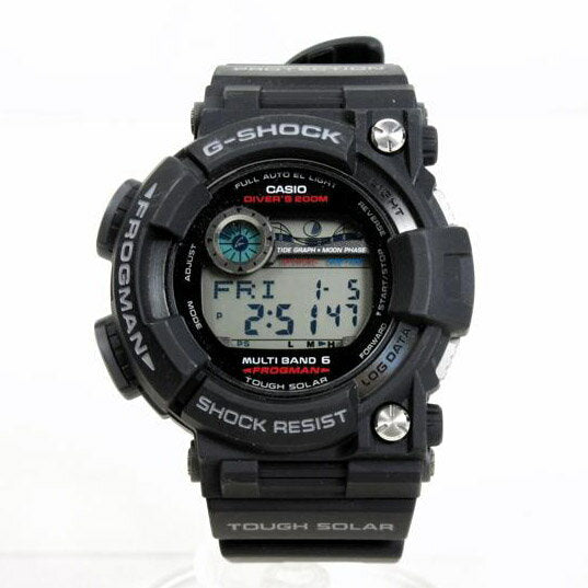 Casio Watch G-Shock Frogman Solar Radio GWF-1000-1JF Used in Japan