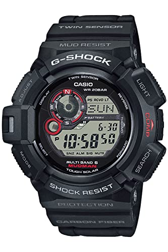 Casio G-Shock Watch MUDMAN Radio Solar GW-9300-1JF Black From Japan