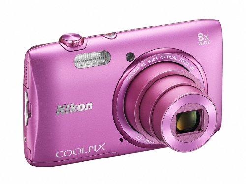 Nikon Digital Camera COOLPIX S3600 8x zoom 20.05 million pixels Azalea Pink Used