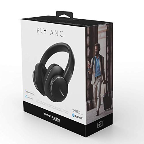 Harman Kardon Headphones FLY ANC Over-Ear Noise Canceling Bluetooth Wired New