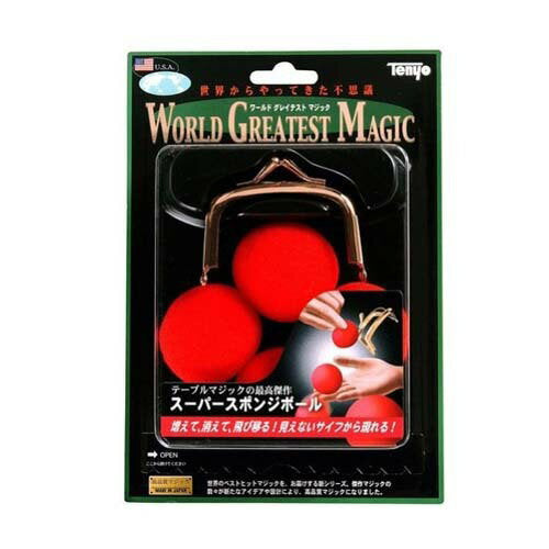 New Tenyo Magic Super Sponge Ball Magic for beginners From Japan