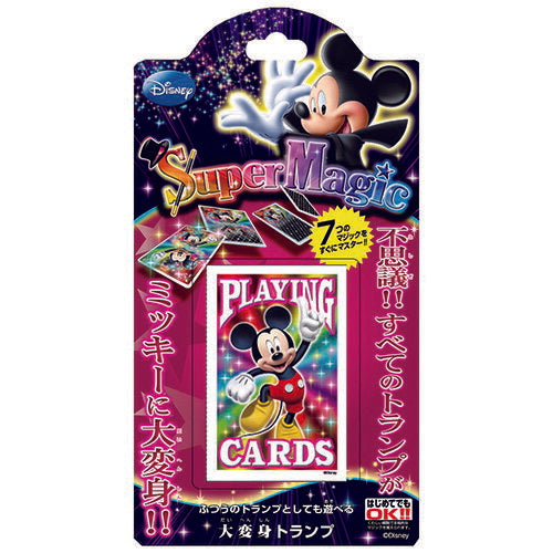 New Tenyo Magic Great Makeover Playing Cards Mickey Mouse From Japan