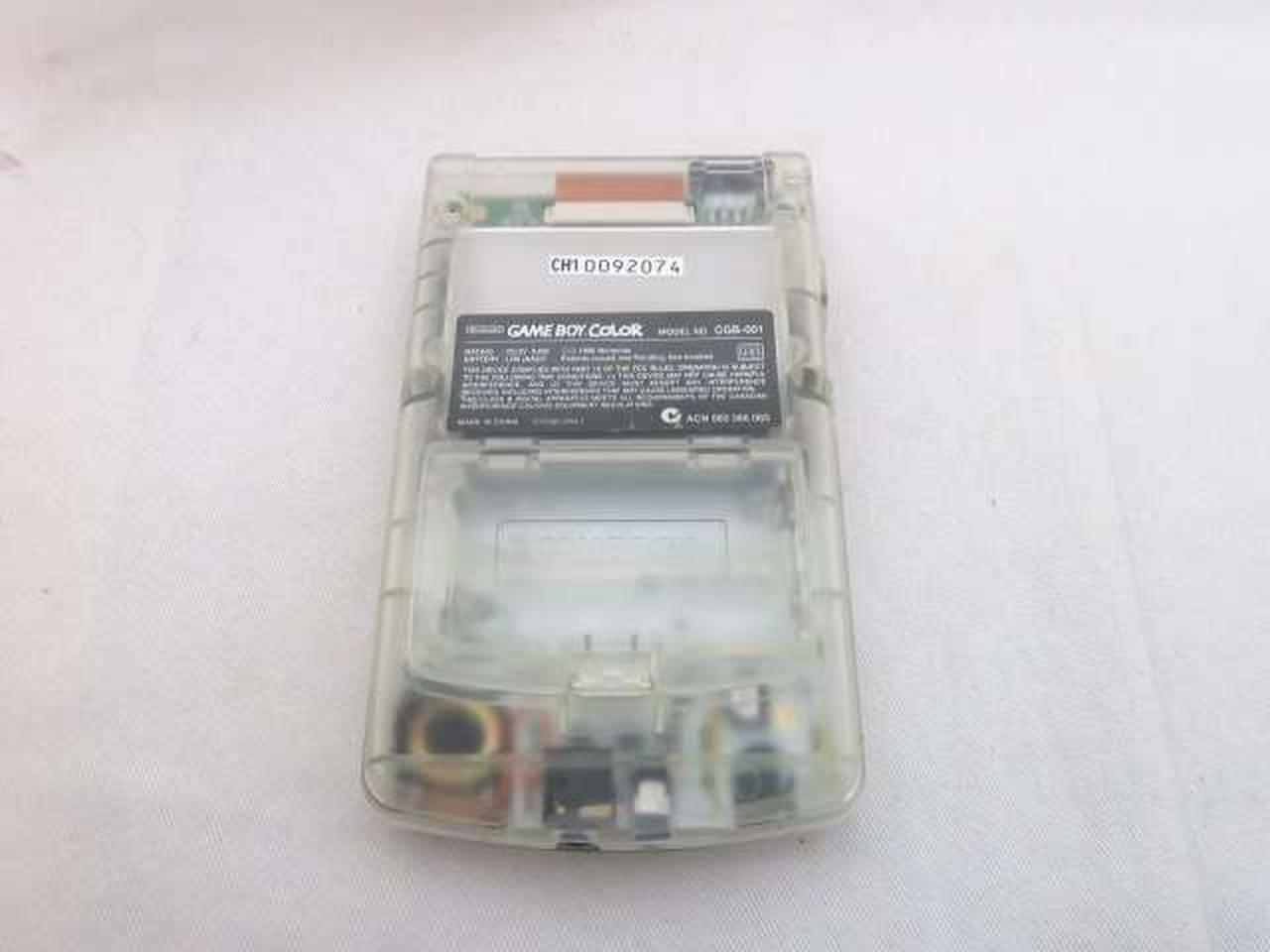 Nintendo Gameboy Color Clear CGB-001 Used in Japan