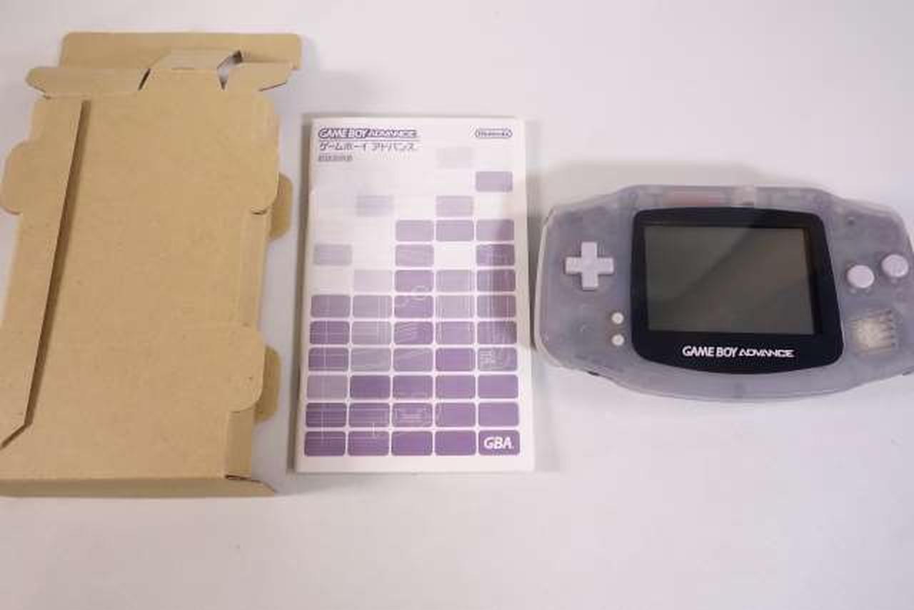 Nintendo Game Boy Advance AGB-001 Milky Blue Used in Japan