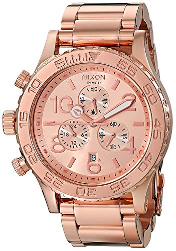 Nixon Watch THE 42-20 CHRONO A037-897 Pink Gold ALL ROSE GOLD From Japan