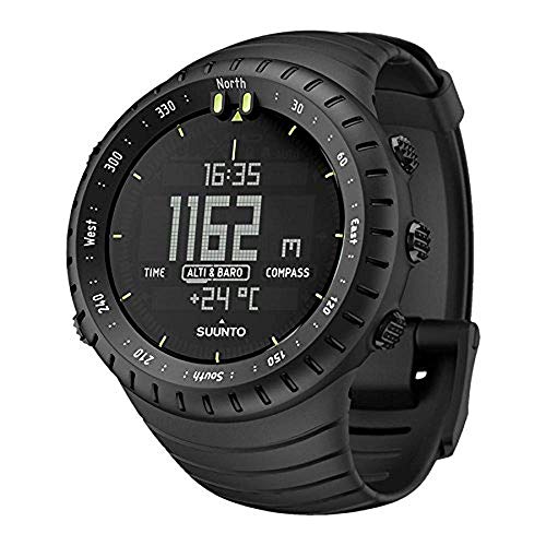 SUUNTO Watch Core All Black 3 ATM Water Resistant Used in Japan