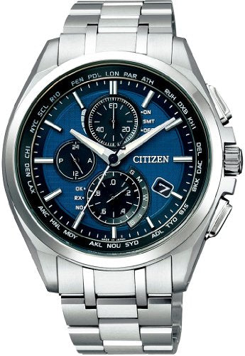 Citizen Watch ATTESA Eco-Drive Radio Controlled AT8040-57L Titanium New