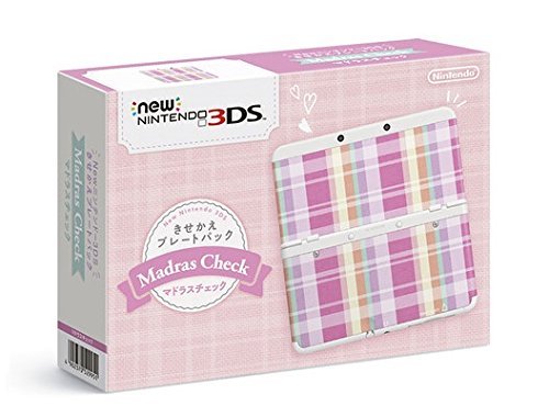 New Nintendo 3DS Kisekae Plate Pack Madras Check From Japan