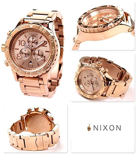 Nixon Watch THE 42-20 CHRONO A037-897 Pink Gold ALL ROSE GOLD From Japan