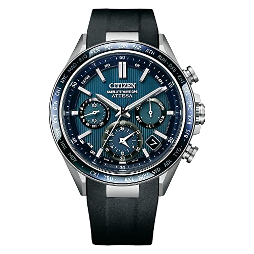 Citizen Watch ATTESA Sapphire Bezel Blue GPS Satellite Radio Solar CC4050-18L Ne