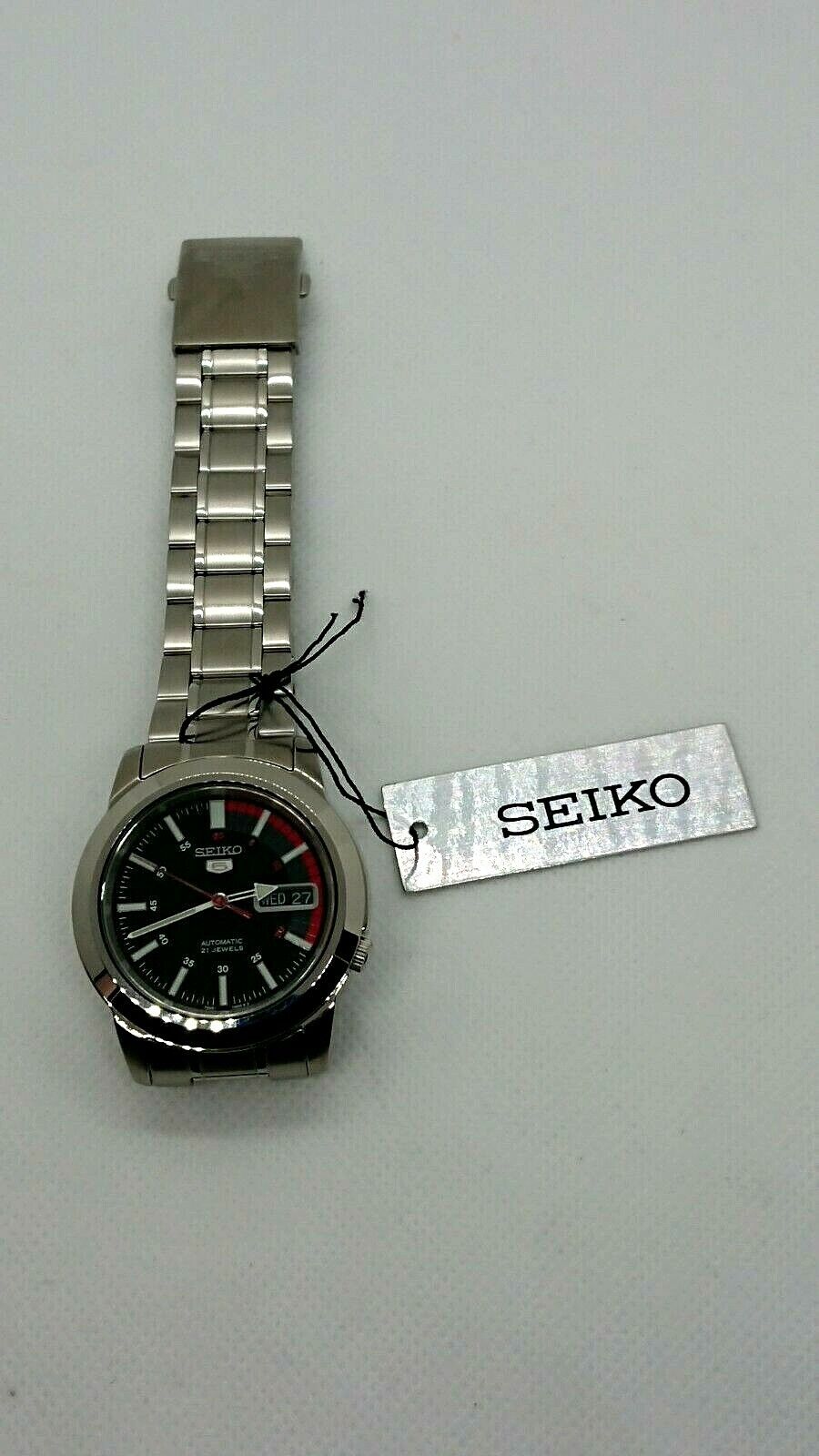 Mint SEIKO Seiko 5 Men's watch Wristwatch Automatic Racing model From Japan F/S