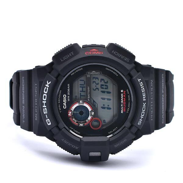 Near Mint Casio Watch G-SHOCK Master of G Solar Wave GW-9300-1JF Used in Japan