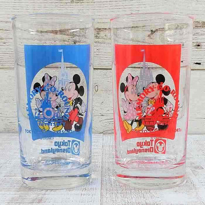 Tokyo Disney Resort 40th Anniversary Tumbler set of 2 Glasses From Japan