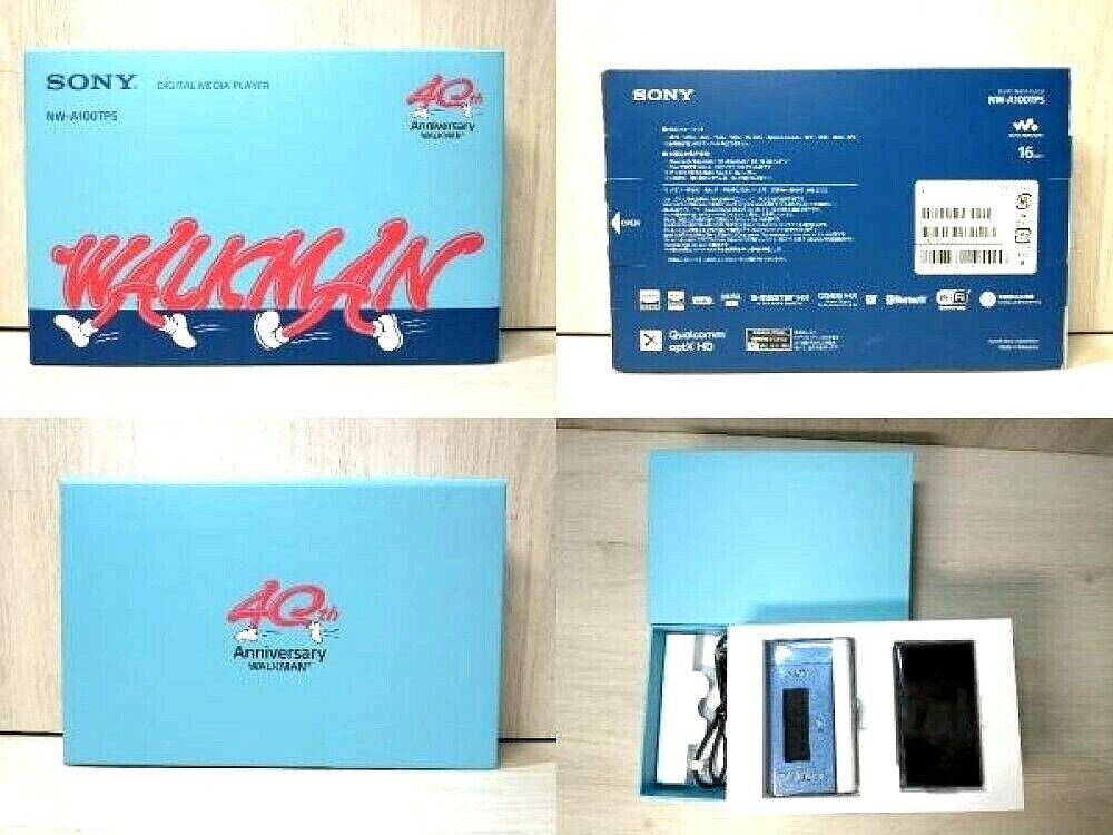 Rare SONY WALKMAN NW-A100TPS 40th anniversary limited Hi-Res Blueetooth  Japan