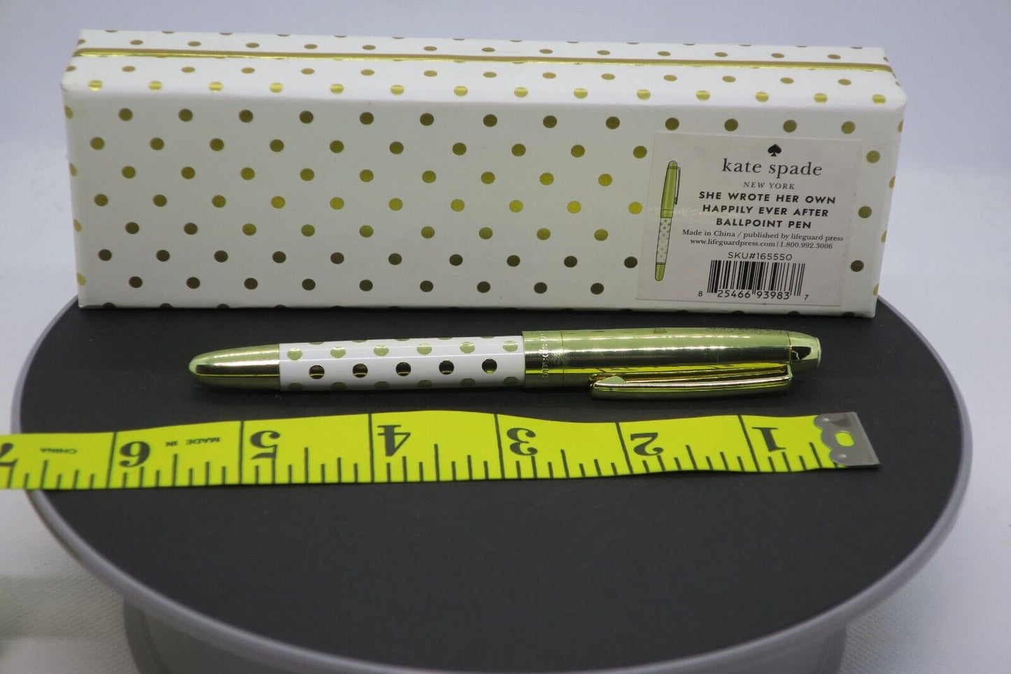 Kate Spade New York She Wrote Her Own Happily Ever After Ballpoint Pen Used