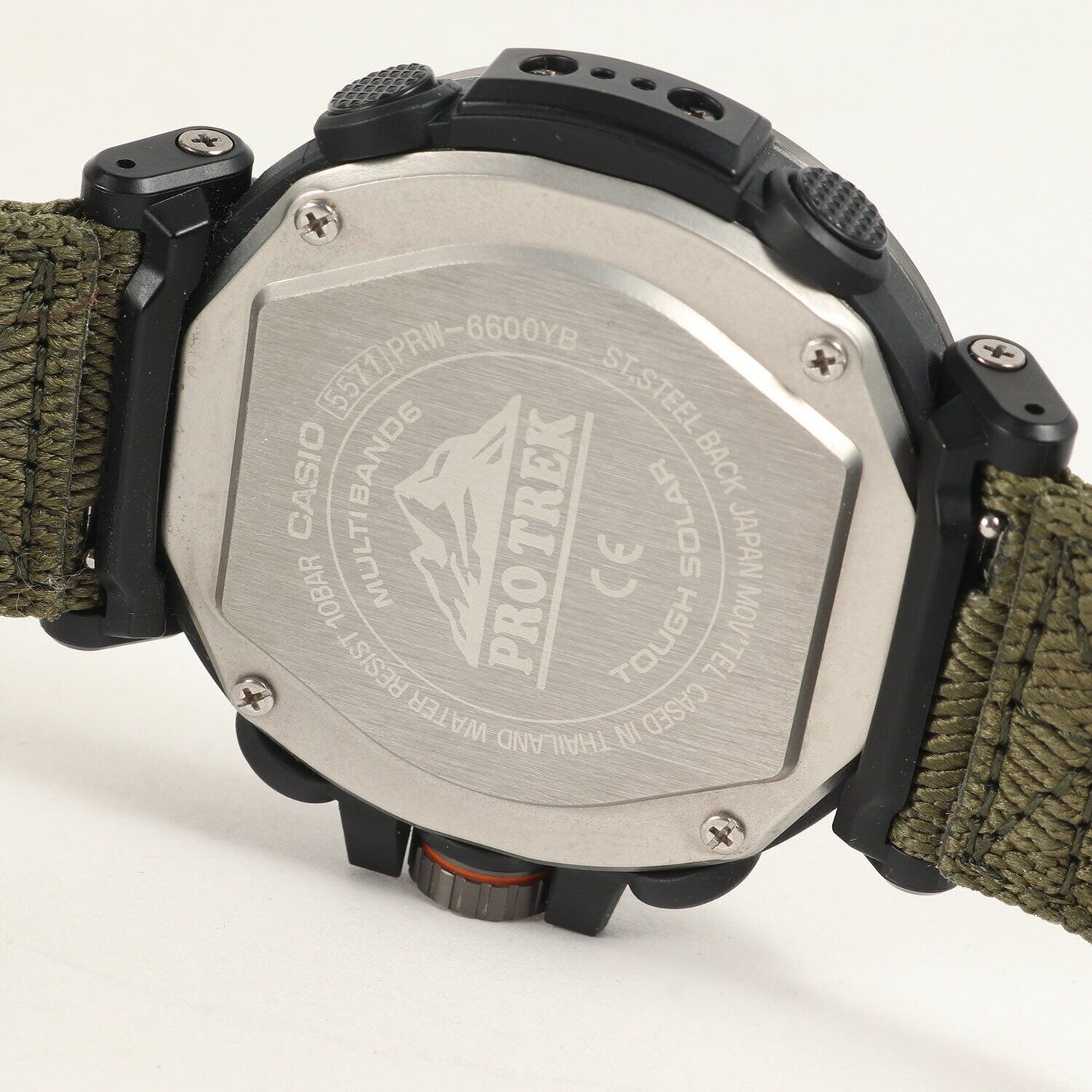 Casio G-SHOCK Watch Protrek Tough Solar Black PRW-6600YB-3JF Used in Japan