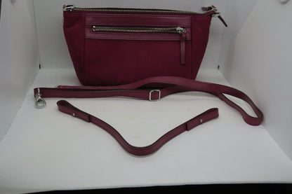 Tokyo Ginza Kanematsu Shoulder Bag Wine red leather Made in Japan