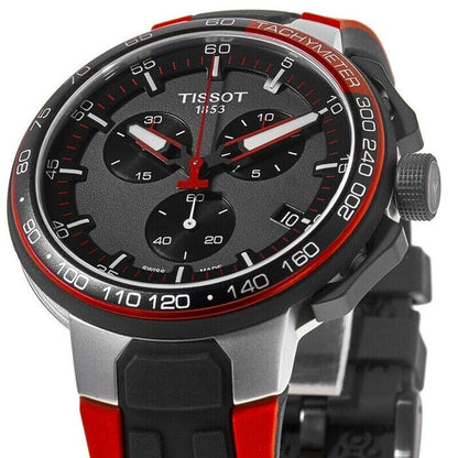 Mint Tissot Watch T-Race Chronograph Quartz T111.417.27.441.01 Used in Japan