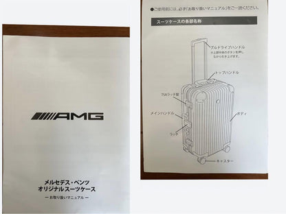 Rare Near Mint Mercedes Benz AMG Original suitcase Novelty From Japan