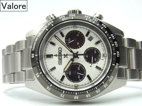 Near Mint Seiko Prospex Speed Timer Solar Chrono Men's Panda Dial SBDL085 Used