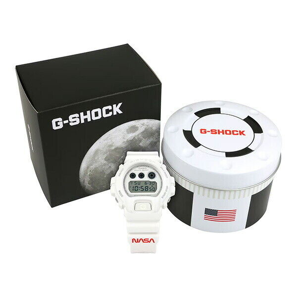 Near Mint Watch Casio NASA × G-SHOCK White DW-6900NASA-237 Used in Japan