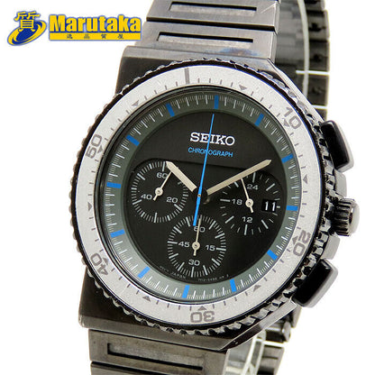 Seiko Watch Chronograph TICTAC Limited Spirit Giugiaro SCED011 Used in Japan