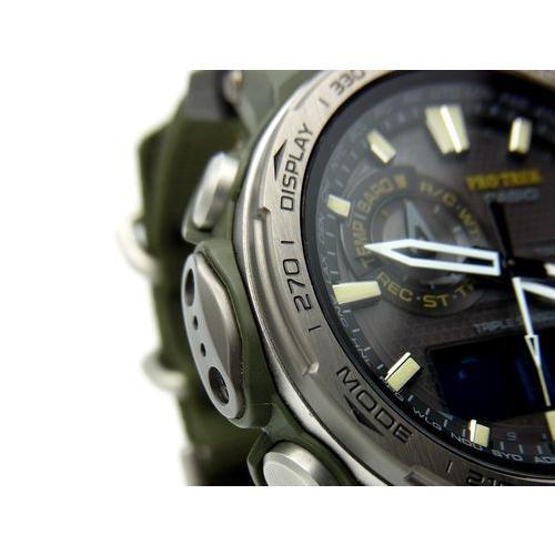 Casio Pro Trek Triple Sensor Tough Solar Radio Men's PRW-6000SG-3JR Used in JPN