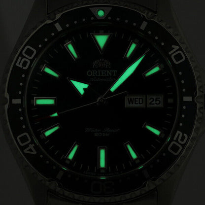 Mint Orient Watch Mako Diver Automatic Men's Green RN-AA0808E Used in Japan