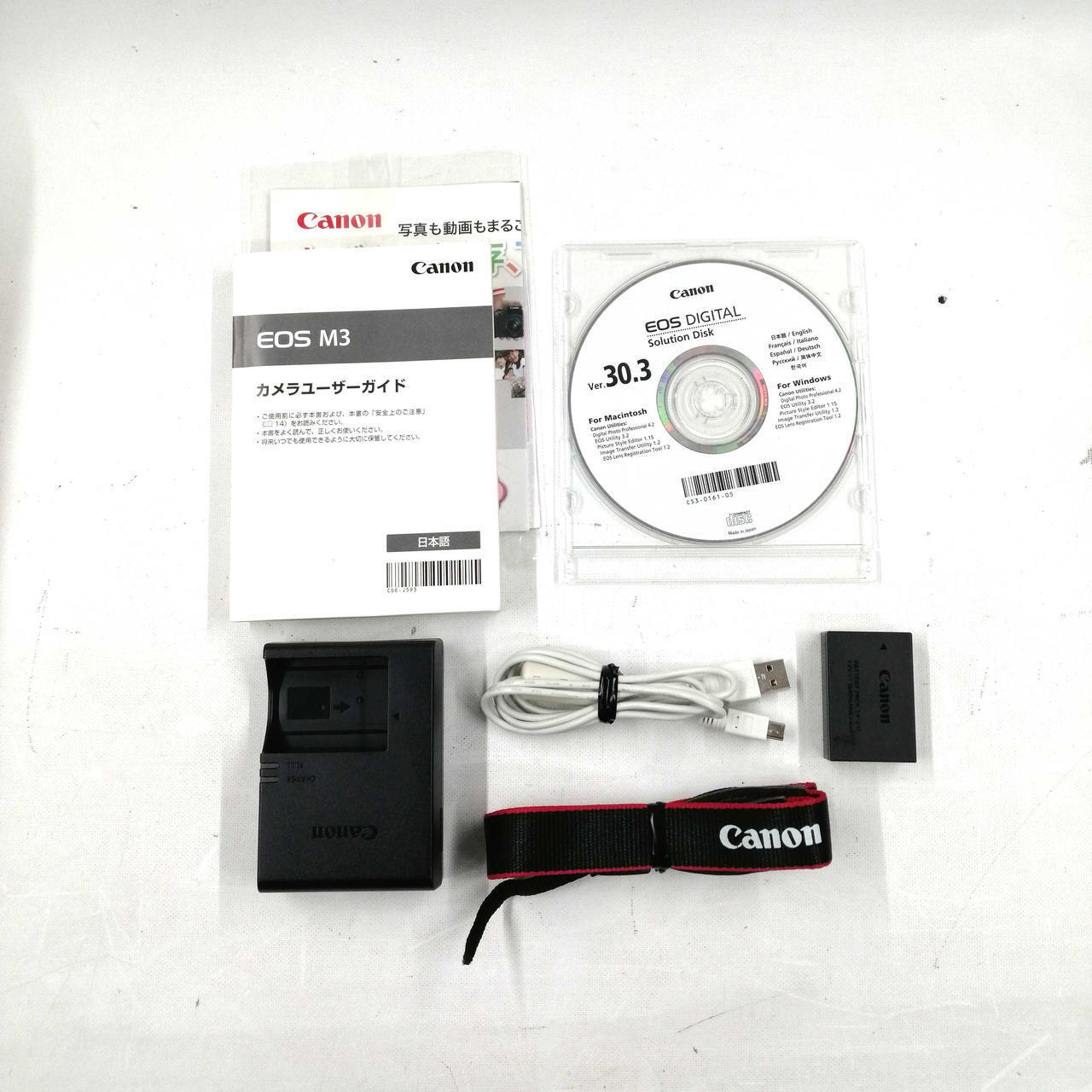 Canon Model number：EOS M3 Lens Kit Digital Camera Used in Japan