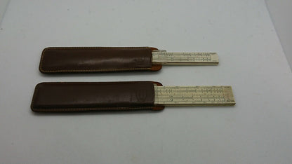 Vintage Henmi slide rule SUN HEMMI set of 2 with box From Japan