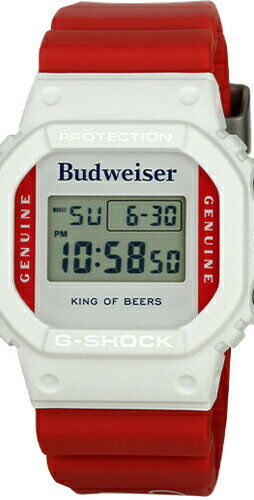 Near Mint Casio Watch G-SHOCK × Budweiser Limited DW5600BUD20 Used in Japan