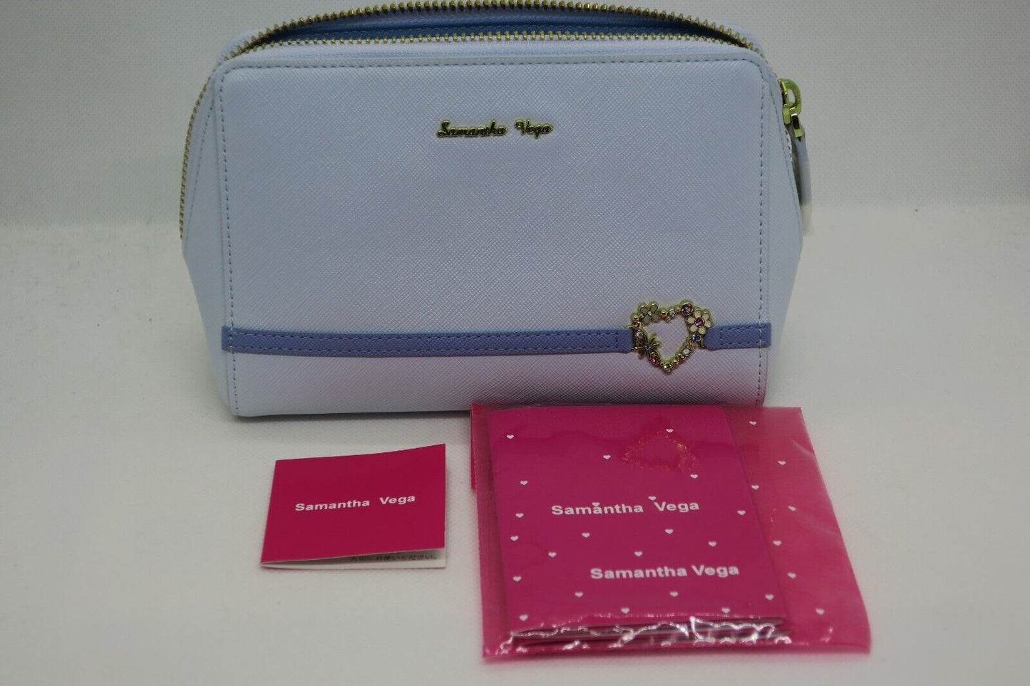 Samantha Vega Mini Pouch Light Blue Women Used in Japan