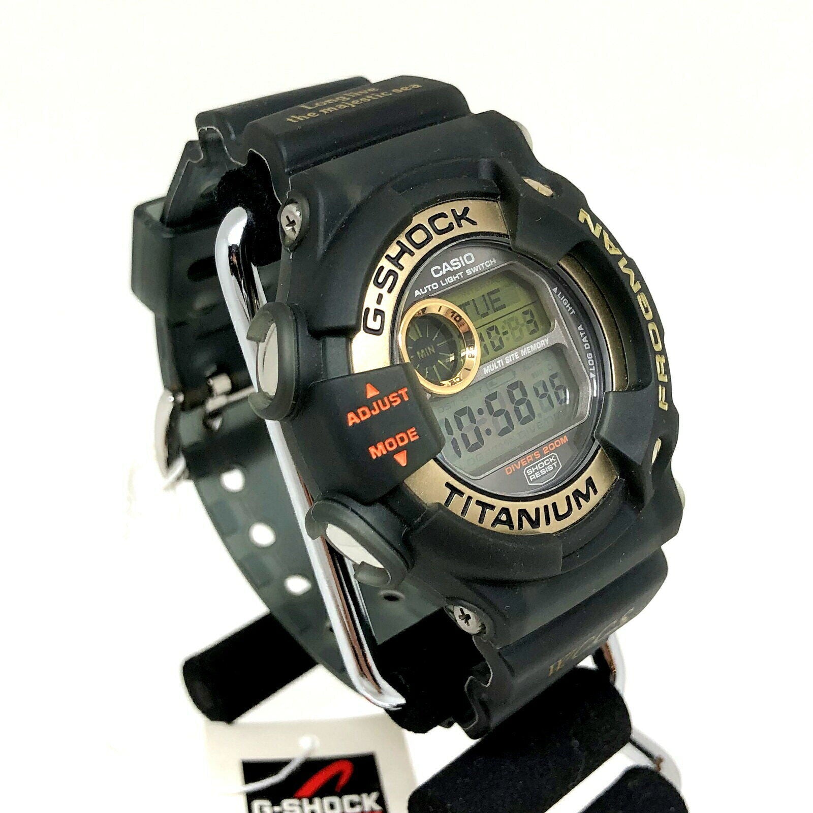 Casio Watch G-SHOCK FROGMAN WCCS 2000 Quartz DW-9902GWC-8JR Used in Ja –  The Japan Pride