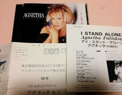 Near Mint Agnetha (ABBA) Faltskog I stand alone CD From Japan F/S