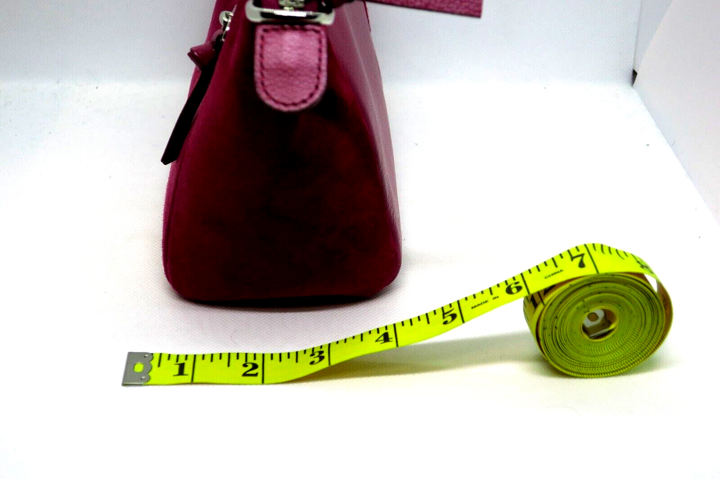 Tokyo Ginza Kanematsu Shoulder Bag Wine red leather Made in Japan