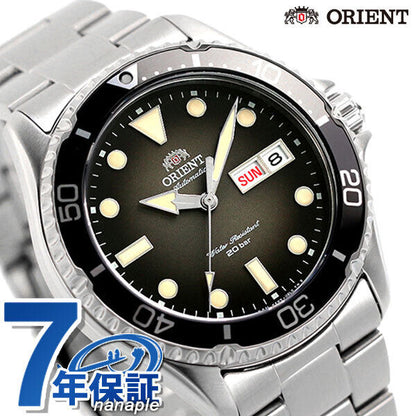 Mint Orient Watch Mako Diver Automatic Men's Green RN-AA0808E Used in Japan