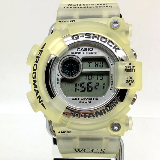 Casio Watch G-SHOCK FROGMAN WCCS Triple Manta DW-8201WC-8T Used in Japan