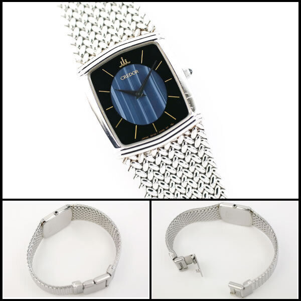 SEIKOCREDOR 2F70-5390 レディース Rare Seiko Watch Credor 2F70-5390 ladies blue agate dial quartz