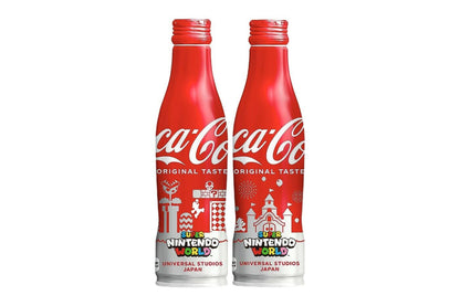 Coke Super Nintendo World Japan Limited cola empty bottles 4-piece set USJ