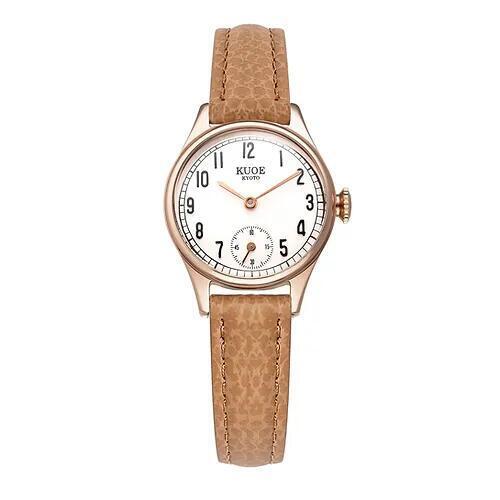 Near Mint KUOE Watch Rose gold Quartz Holborn 90-003 Used in Japan