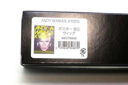 Rare ANDY WARHOL KYOTO Exhibition Official Poster B2 Wig From Kyoto Japan