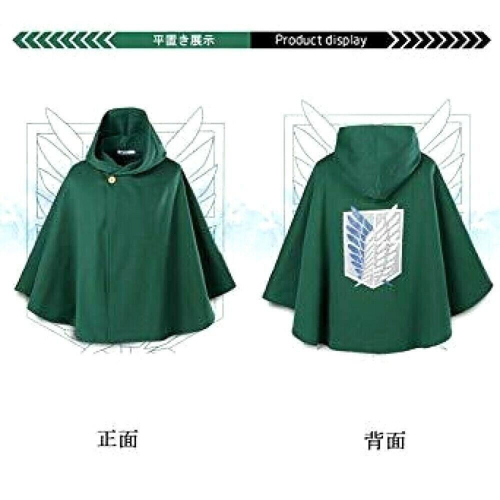 Attack On Titan Shingeki no Kyojin: Survey Corps Cloak Legion cosplay From Japan