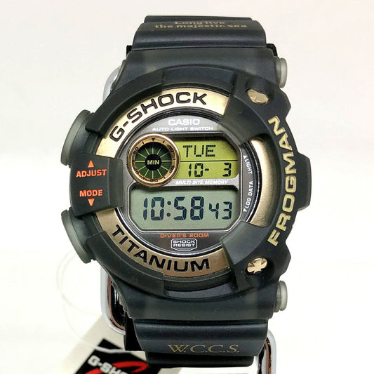 Casio Watch G-SHOCK FROGMAN WCCS 2000 Quartz DW-9902GWC-8JR Used in Japan