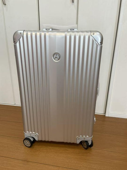 Rare Near Mint Mercedes Benz aluminum carry case 65L Novelty From Japan