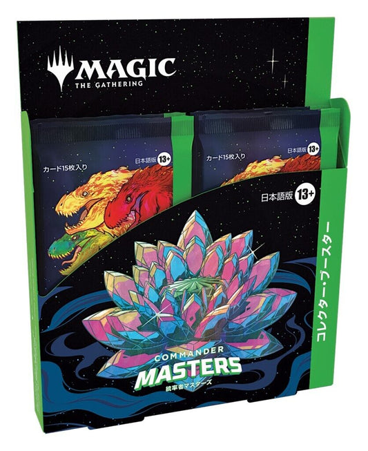 Magic: The Gathering Commander Masters Collector Booster Japanese Ver 4 Pack BOX