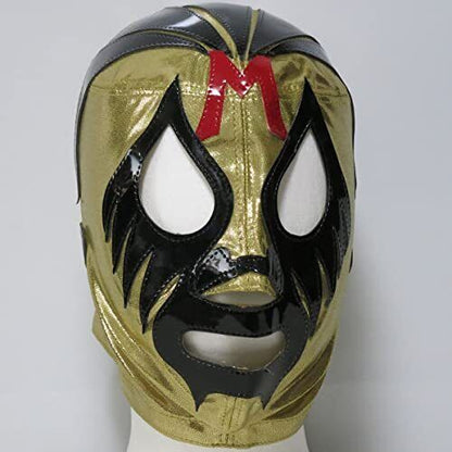 New Pro Wrestling Mask Masked Noble Mil Mascaras Semi-Pro Mask Gold From Japan