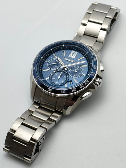 Seiko Watch Brightz Radio Solar Chronograph SAGA151 Used in Japan