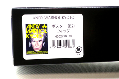 Rare ANDY WARHOL KYOTO Exhibition Official Poster B2 Wig From Kyoto Japan