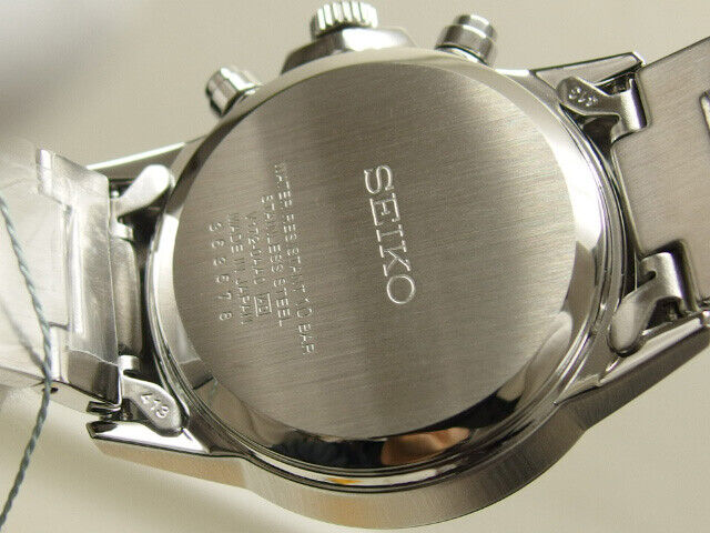 Near Mint Seiko Watch Chronograph Spirit Smart Solar SBPY069 Used in Japan